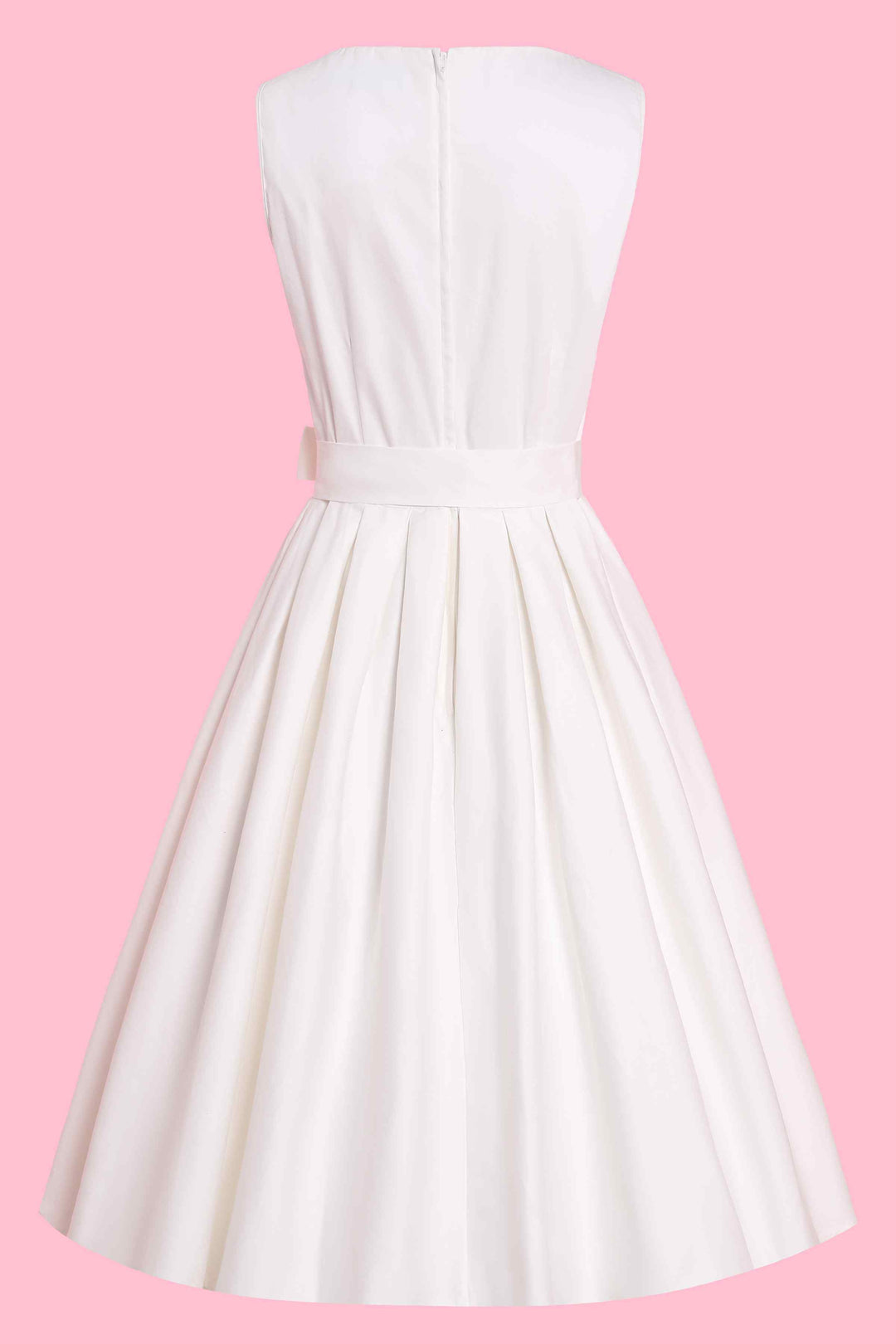 Back view of Elizabeth Off White Dress