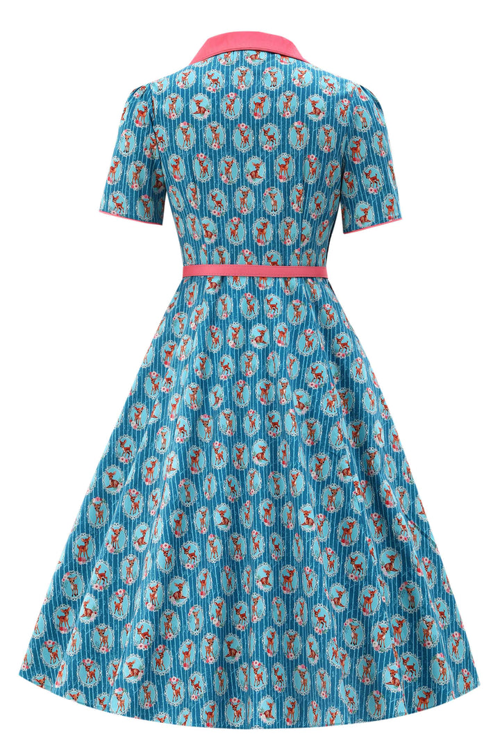 Back view of Mabel Baby Deer Dress | Fairytale Inspired