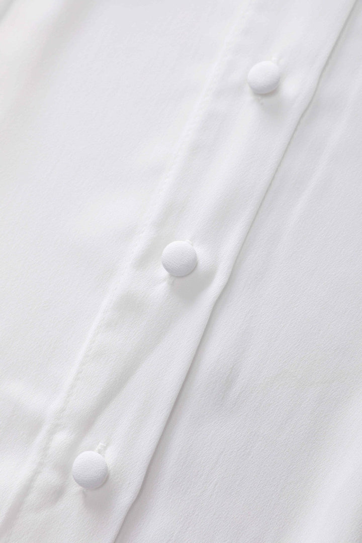 Button of Margaret Off White Blouse