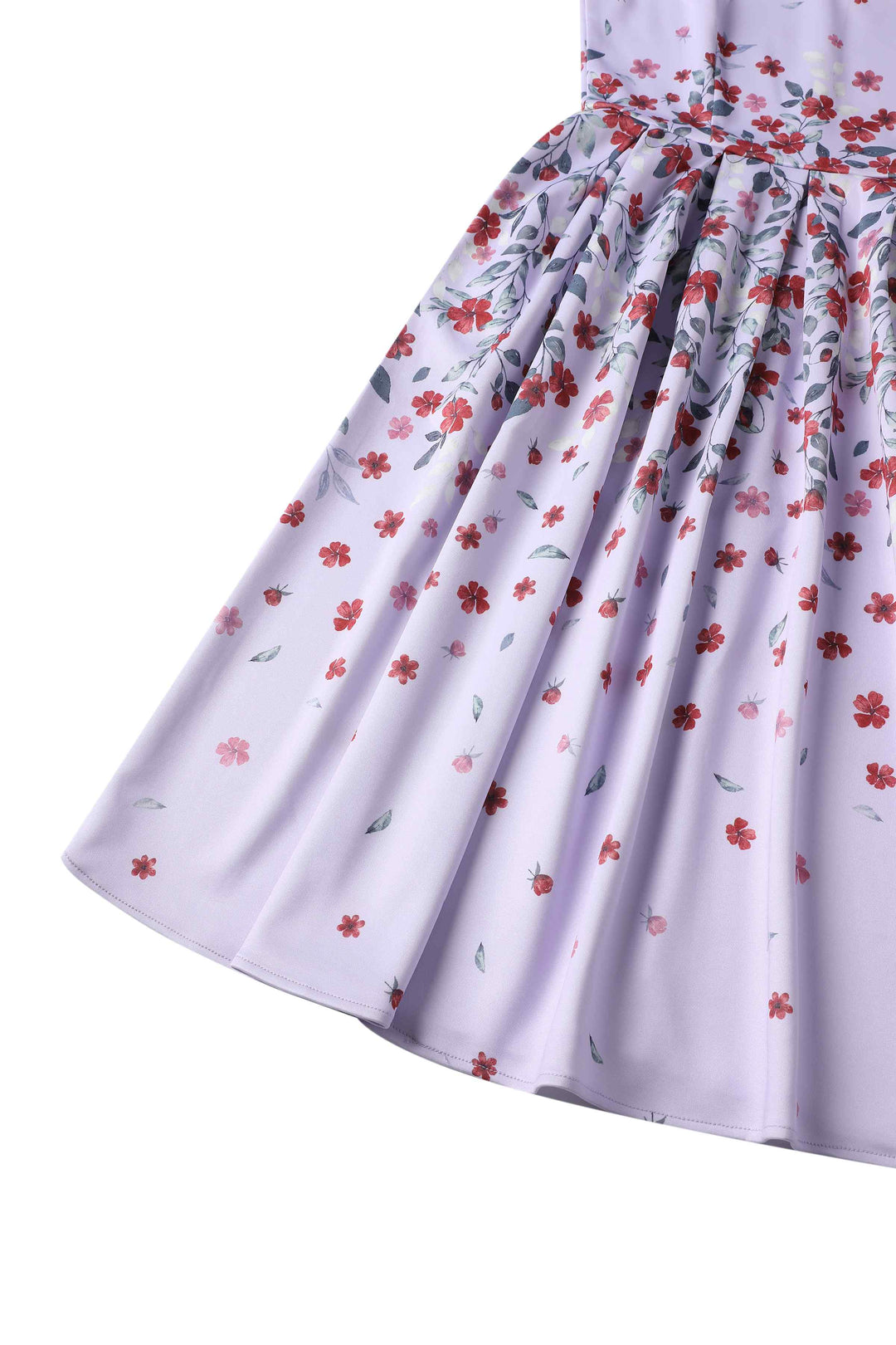 Close up view of Amanda Floral Dress | Vintage Floral Dress