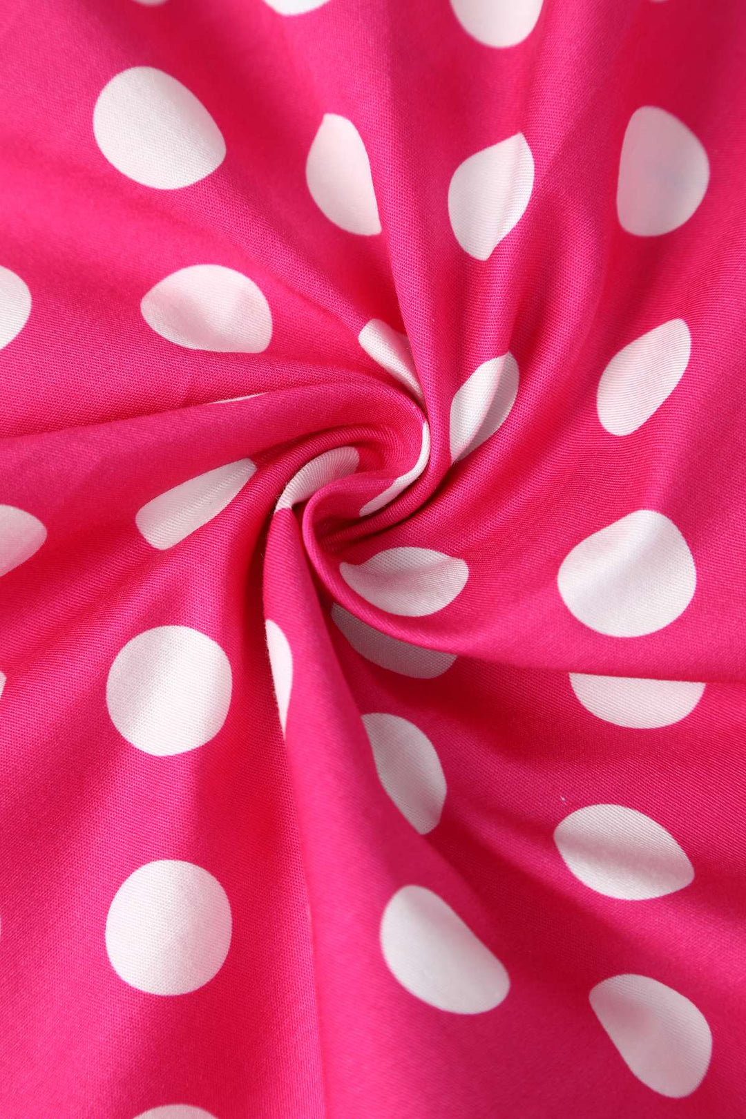 Fabric of Lily Hot Pink & White Polka Dot Dress | Polka Dot Dress