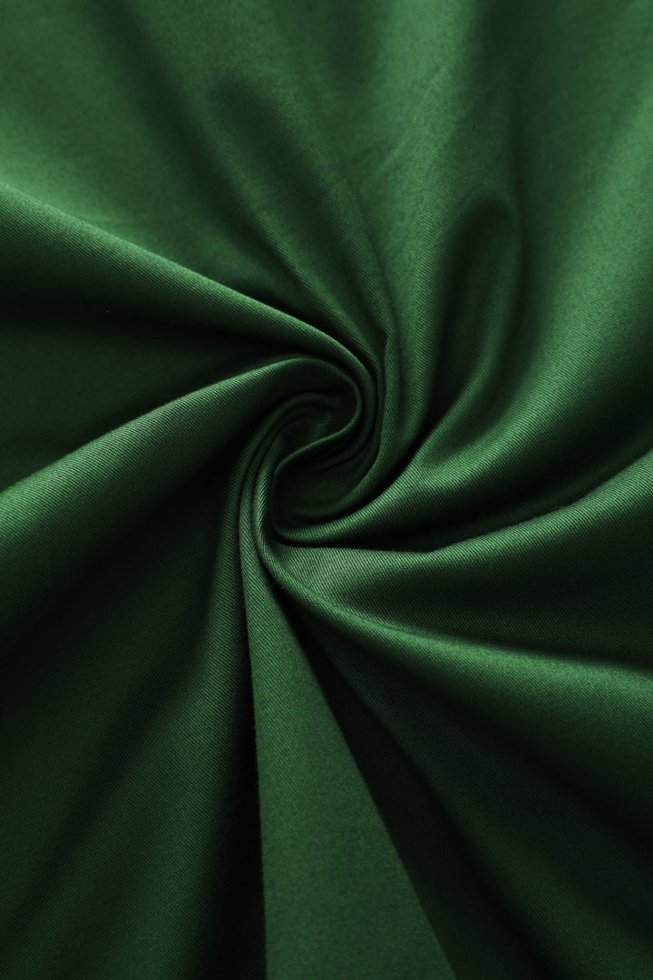 Fabric of Maisie Emerald Green Skirt | Full Circle Midi Skirt