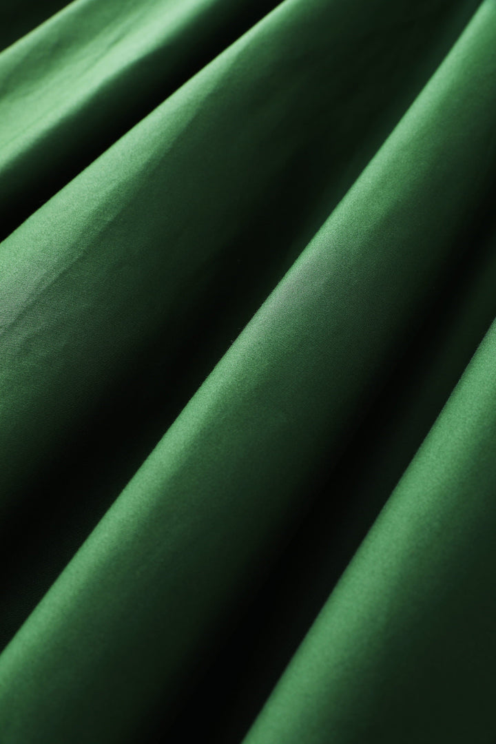Fabric of Maisie Emerald Green Skirt | Full Circle Midi Skirt