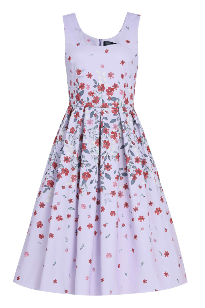 Front view of Amanda Floral Dress | Vintage Floral Dress