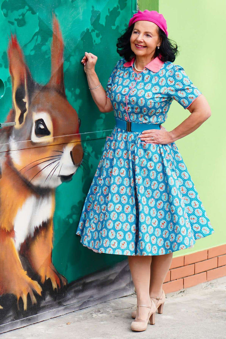 Lovely Lady wearing a Mabel Baby Deer Dress | Fairytale Inspired