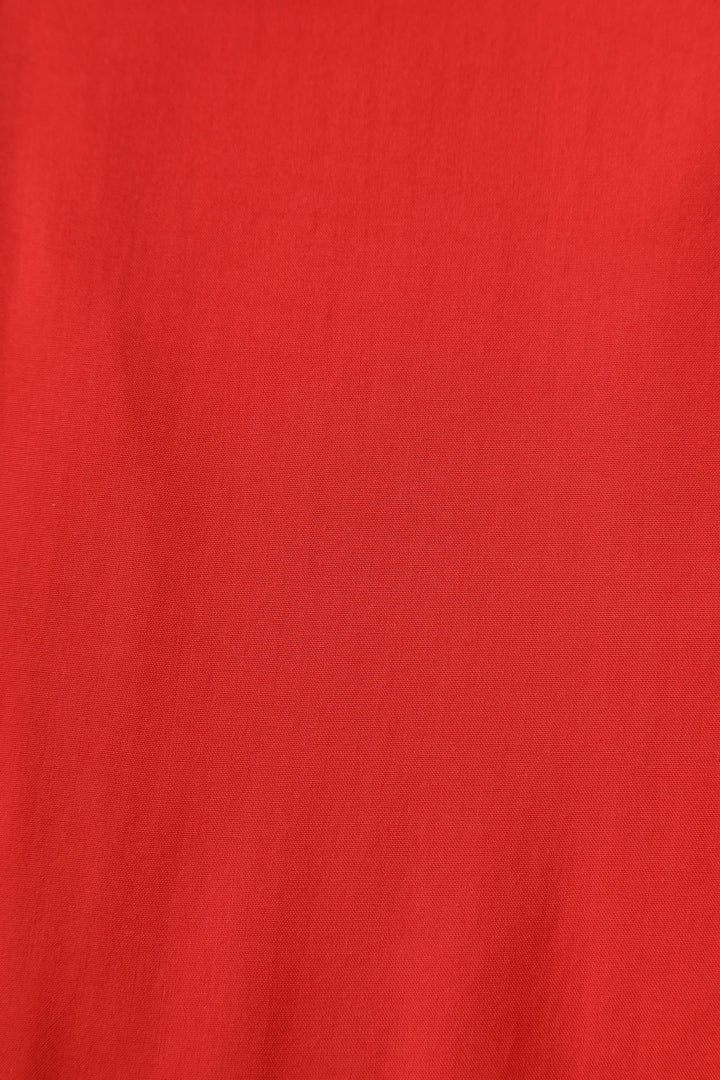Plain colour of Margaret Red Blouse | Polished Blouse