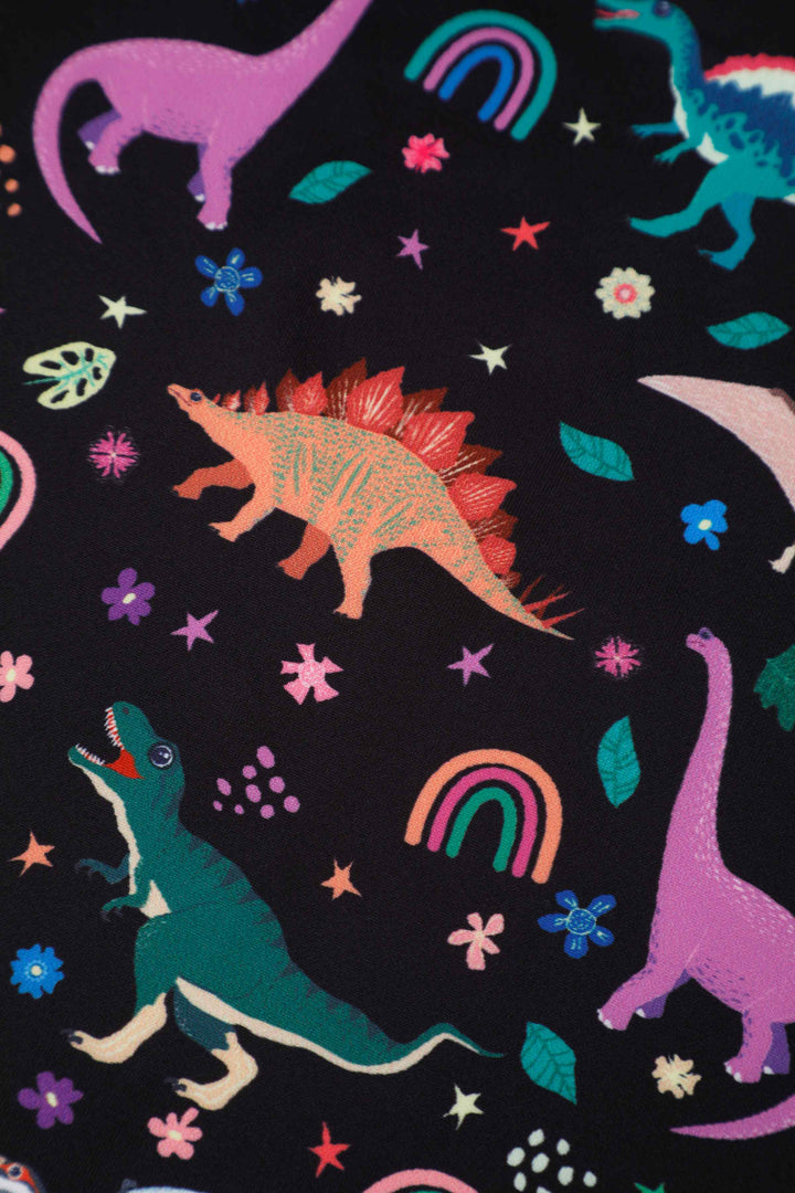 Print of Aisley Dinosaur Rainbow Skirt | Novelty Print Skirt