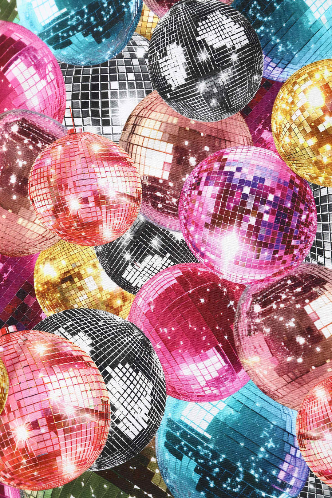 Print of Amanda Disco Ball Flared Dress