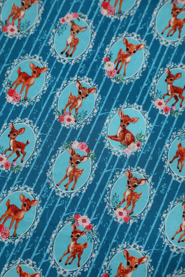Print of Mabel Baby Deer Dress | Fairytale Inspired