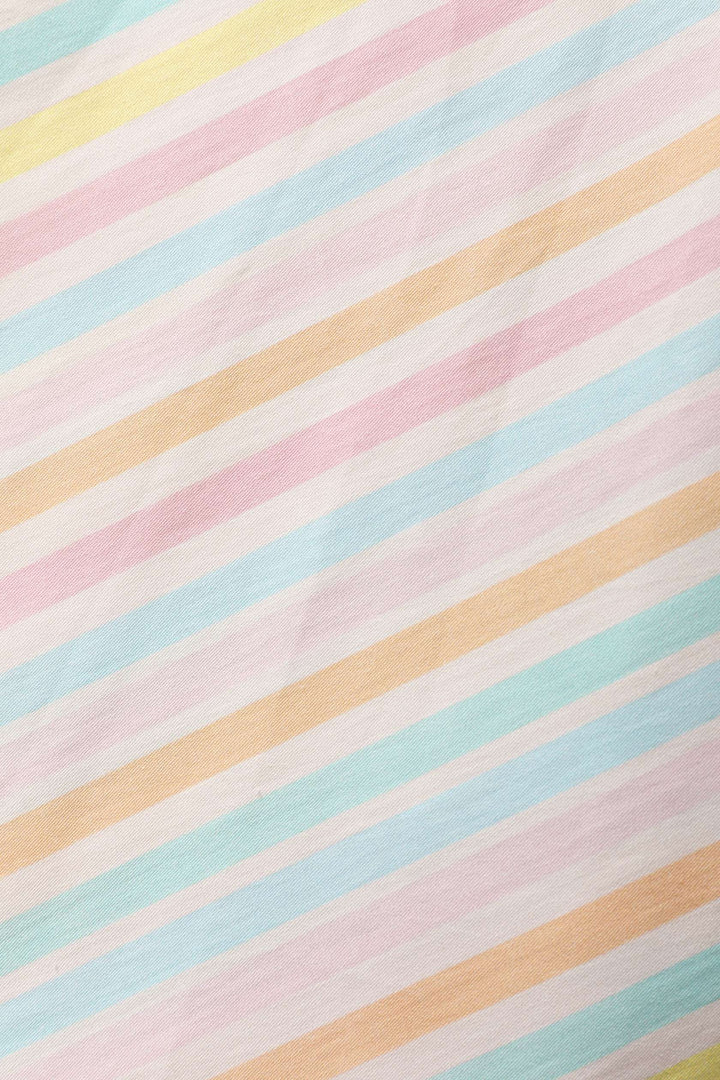 Print of Mollie Pastel Stripes Dress | Vintage Shirt Dress