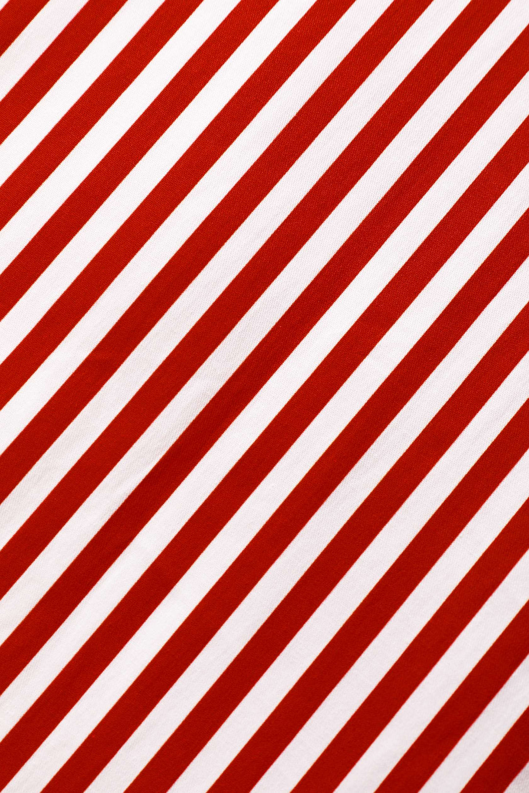 Stripe print of Mabel Red & Off-white Bengal Stripes Dress | Vintage Shirt Dress