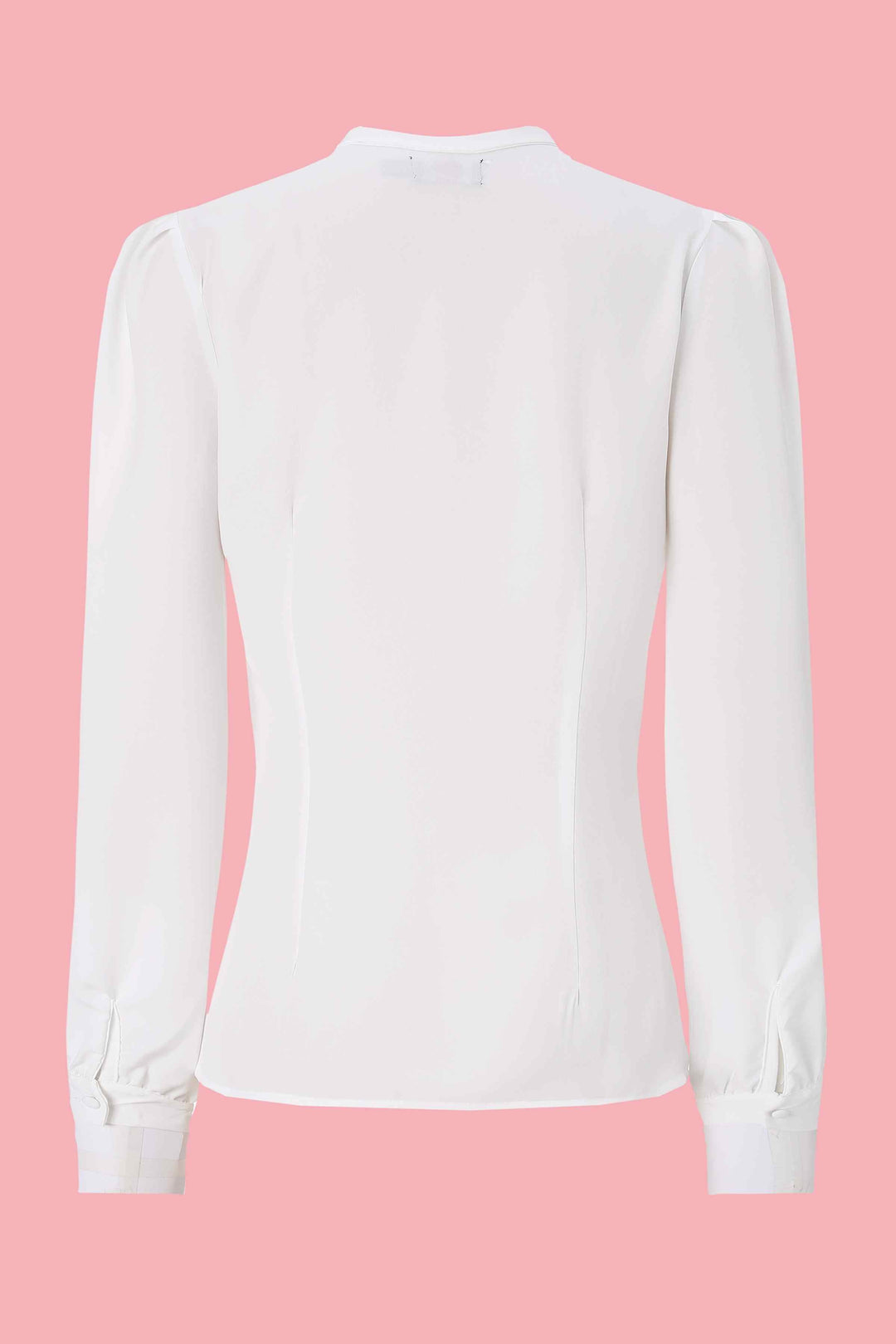 The back view of Margaret Off White Blouse
