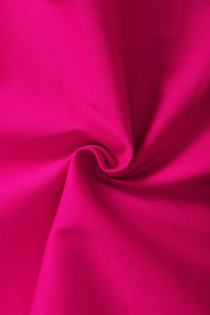 Fabric of Lily Hot Pink Bardot Midi Dress