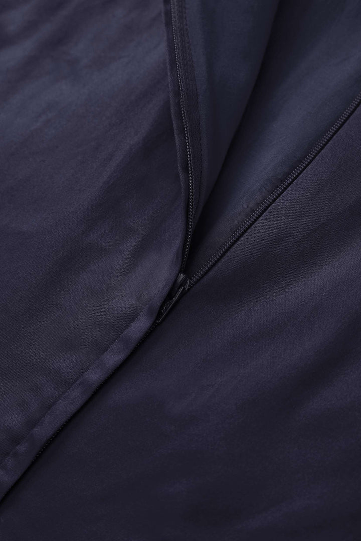 Zipper of Susan Navy Blue Dress | Vintage Party Dress