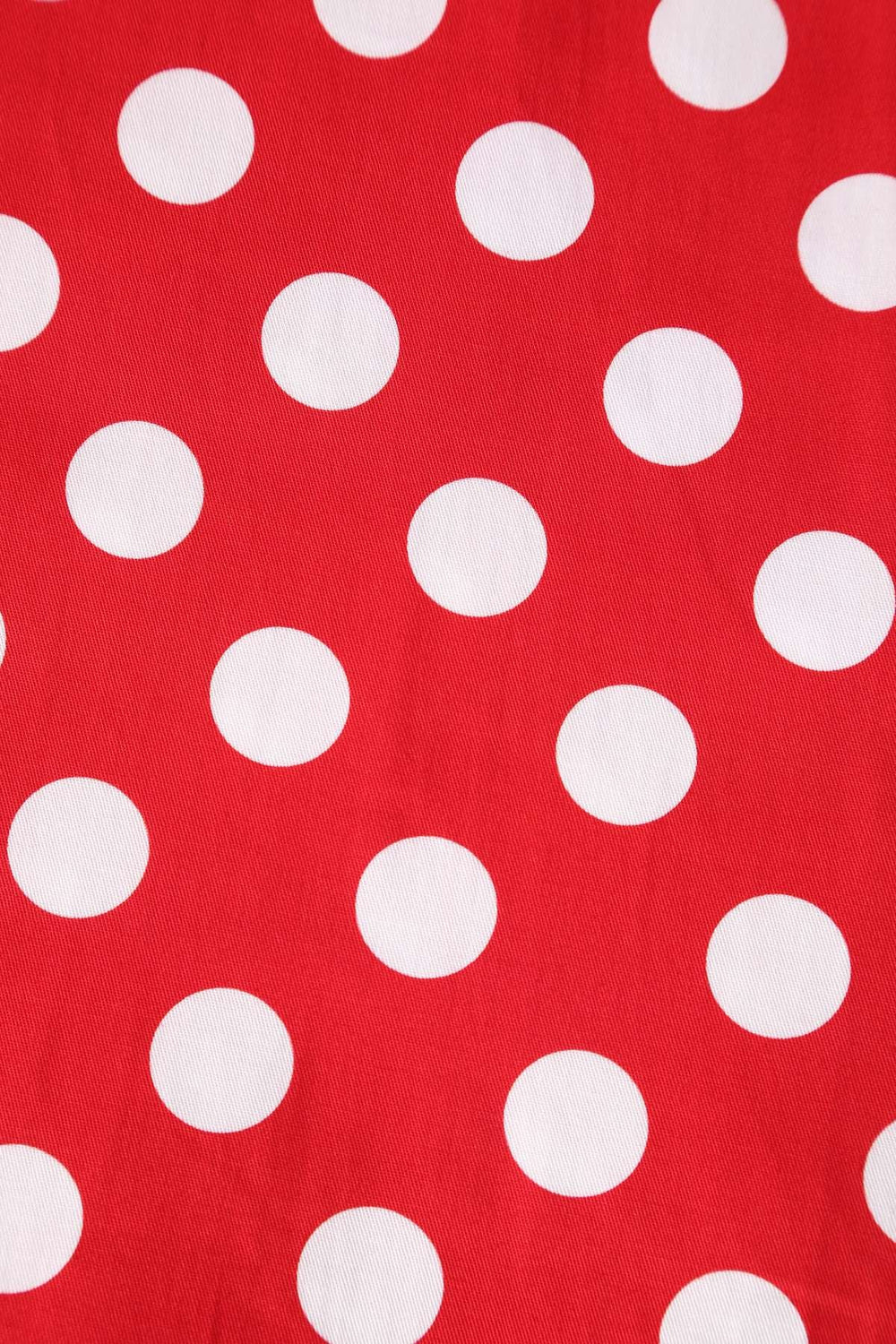 Amanda Red & White Polka Dot Dress