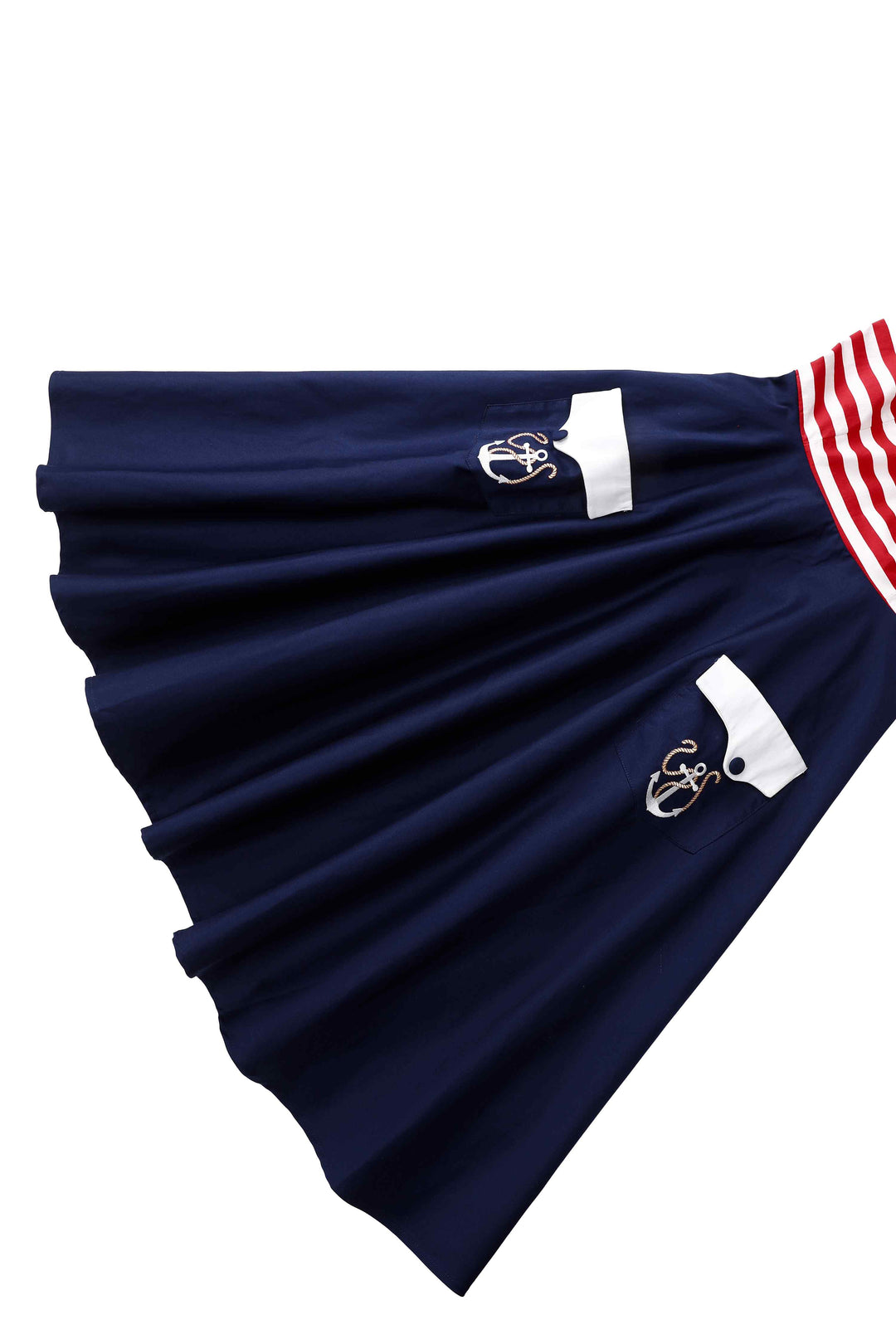 Daisy Nautical Halterneck Dress With Anchor Embroidery