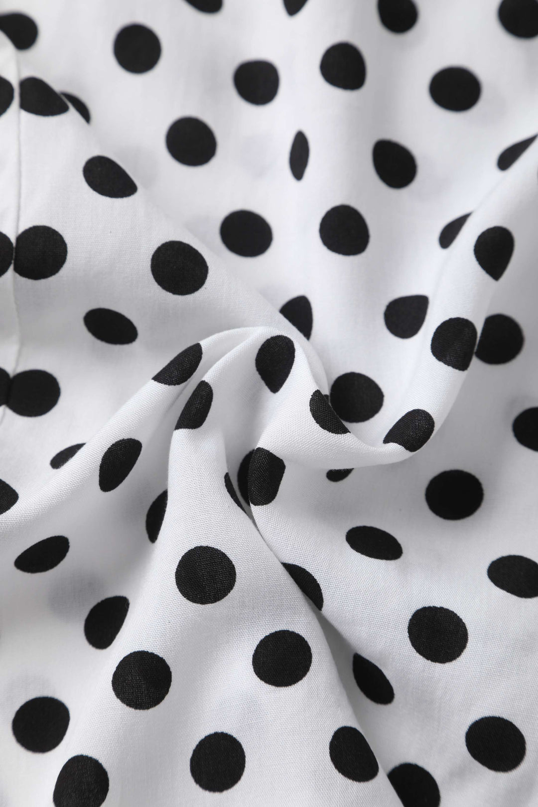 Margaret White & Black Polka Dot Blouse
