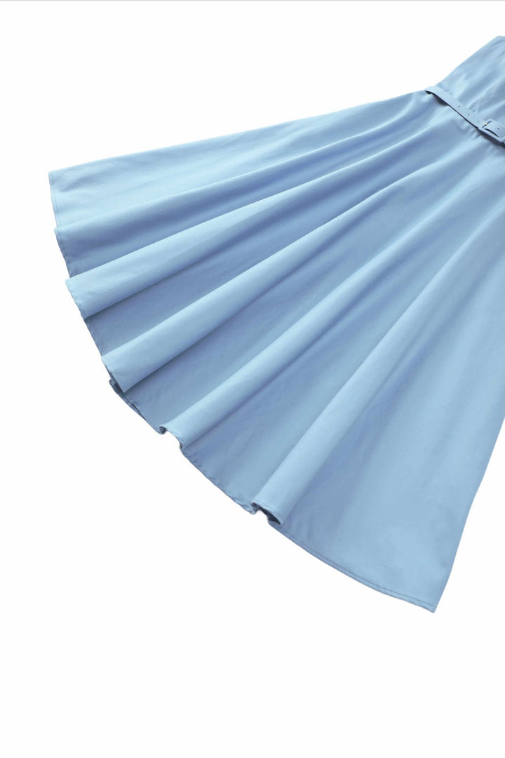 Susan Baby Blue Assymetrical Dress