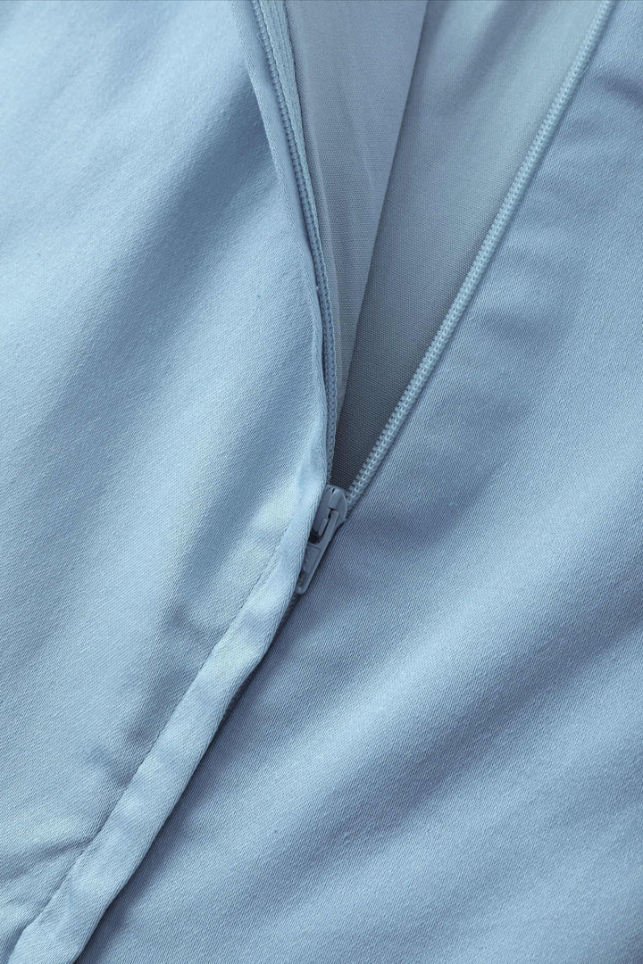 Susan Baby Blue Assymetrical Dress